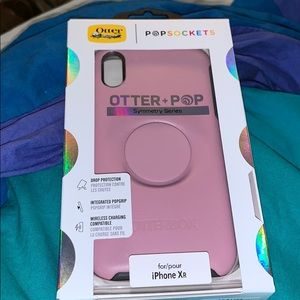 iPhone XR otter box + popsocket series
